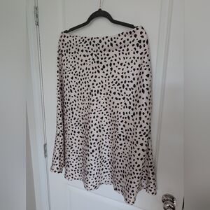 SHEIN Women's Size 1X Leopard Print A-Line Skirt